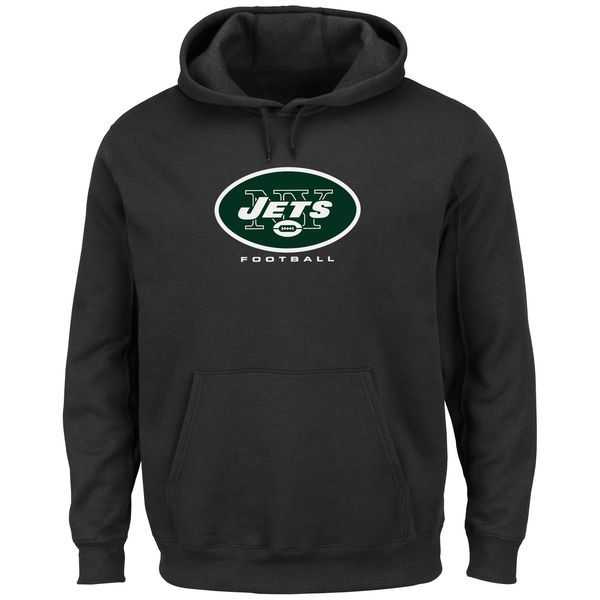 Men's New York Jets Critical Victory Pullover Hoodie - Black,We sell and wholesale Men's New York Jets Critical Victory Pullover Hoodie - Black on line form chian!